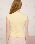 Go Getter Top- Butter Yellow