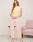 Go Getter Top- Butter Yellow