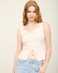 On a Whim Top- Natural