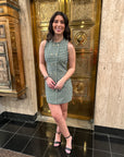 Green Tweed Dress