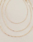 Triple The Fun Chain Link Necklace
